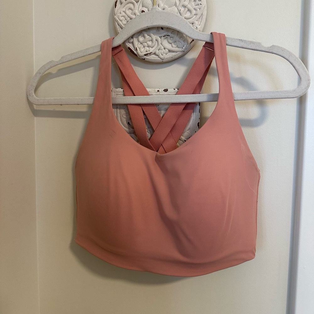 Lululemon Pink High Energy Sports Bra Size 36DD